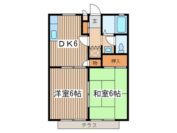 ガーデンハウス・4の物件間取画像